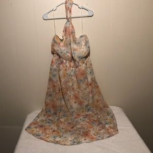 Beautiful flower summer dress